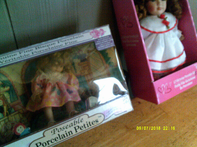 PORCELAIN PETITES ( COLLECTER DOLLS ) in Arts & Collectibles in Brockville - Image 3