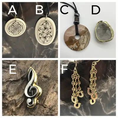 $10 each. Everything is in excellent condition. Dimensions are in my images. A: Round Celtic Cross P...