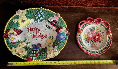 Fitz and Floyd Christmas Plates, View more