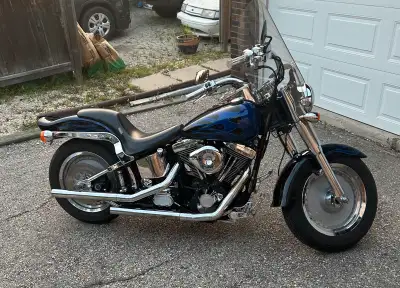 99 Harley Fatboy Excellent condiment New battery /plugs Beautiful bike