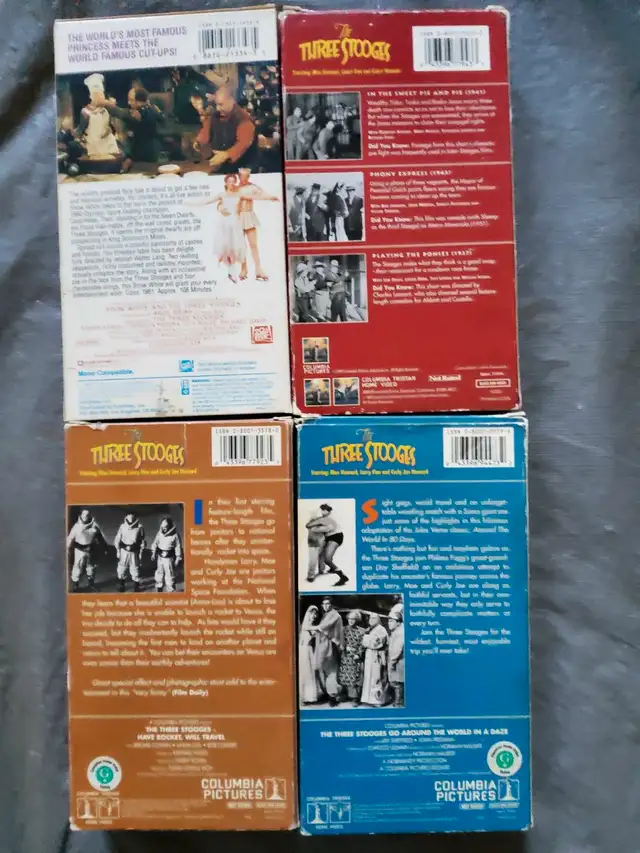 The Three Stooges VHS Movies63654760586499121