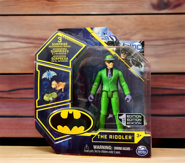 NEW DC The Riddler 1st Edition Spin Master Toy Figurine in Toys & Games in Winnipeg