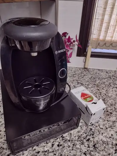 BOSCH TASSIMO Coffee Machine + Capsule Drawer Rack, View more