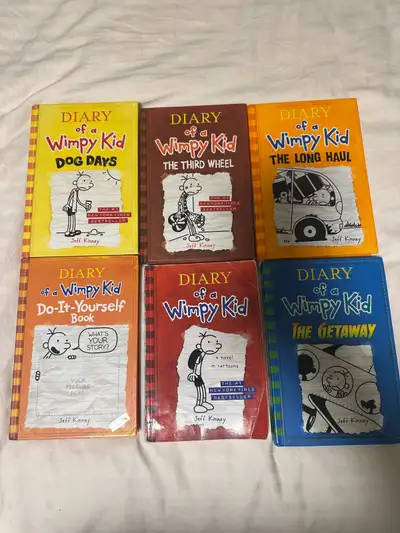 Diary of a Wimpy Kid & Dork Diaries Hardcover Books - $5 Each, View more