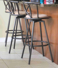 3 kitchen stools