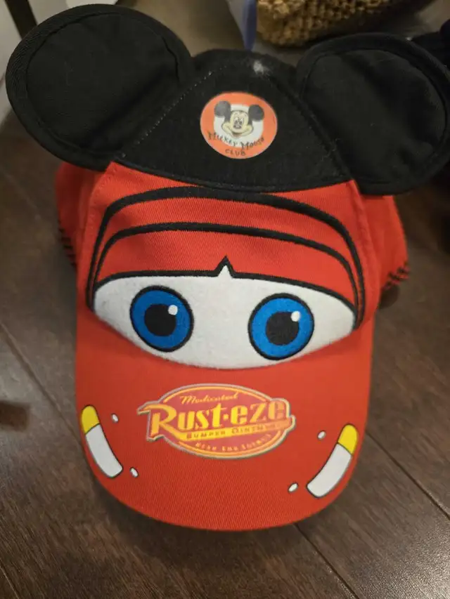Disney Parks Lightning McQueen Hat in Kids & Youth in Calgary - Image 2