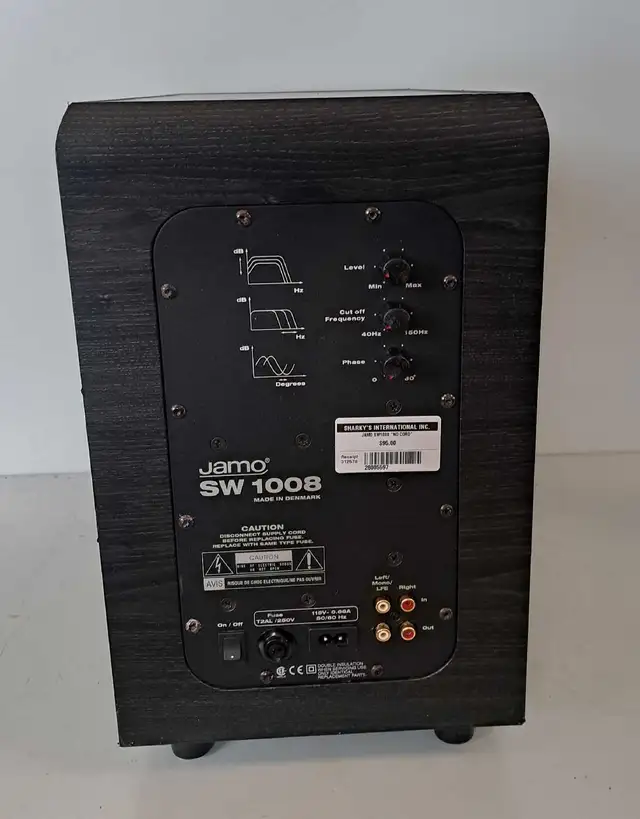 Jamo SW1008 Home Cinema Sub (28005597) in Speakers in Calgary - Image 4