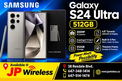Samsung Galaxy S24 Ultra | 512GB- Unlocked - Like New, View more