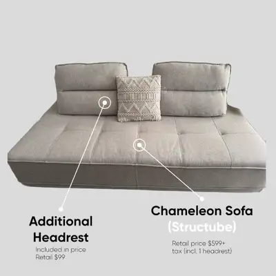 ️ **Structube Chameleon Sofa – Barely Used, Great Condition!** **Price:** $475 (Negotiable) **Locati...