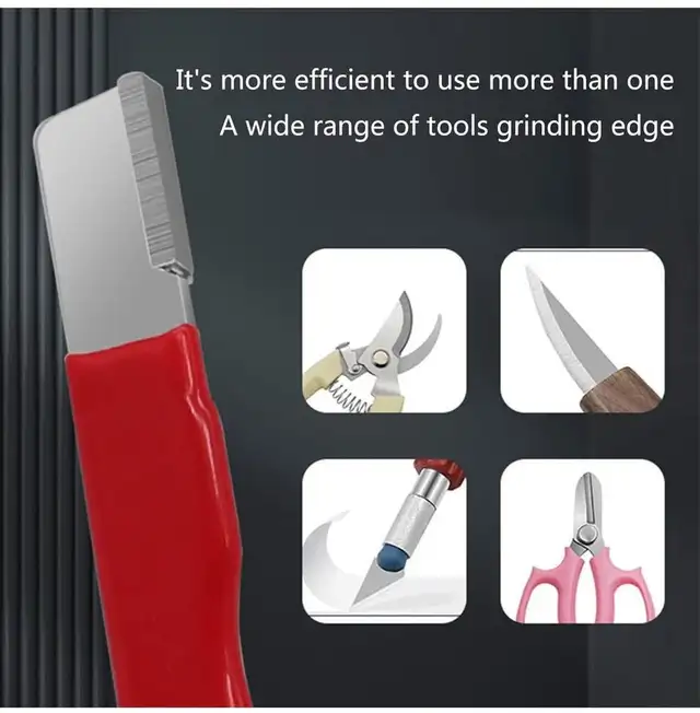 2pcs Sharpeners Pocket Sharpener Garden Tools Sharpeners Scissor in Hand Tools in London - Image 3
