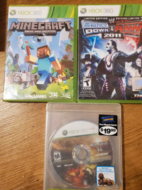 3 Xbox 360 games for sale  individually 