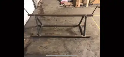 Hi. I have for sale pipe stands. They are very heavy duty. They are made from 3” drill stem and 2” c...
