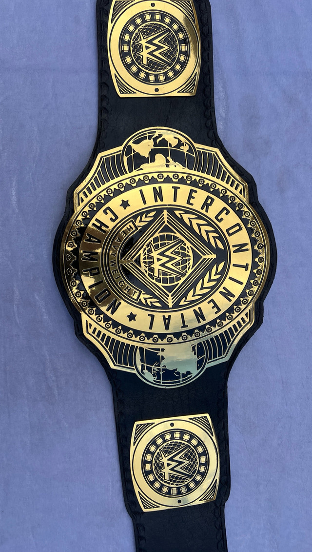 WWE new Intercontinental Championship wrestling belt replica in Arts & Collectibles in Oakville / Halton Region - Image 2