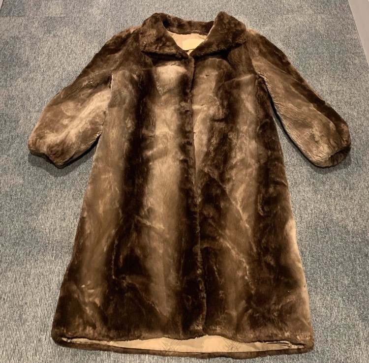 Full length beaver fur coat clearance