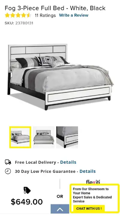 Double/Full Bed Frame, View more