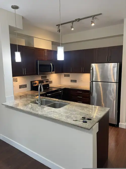 This beautiful two-bedroom, two full bathroom condo with a balcony is conveniently located near SkyT...