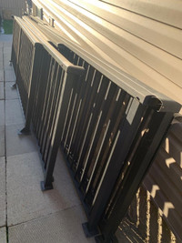 Black Aluminum Deck Railing (Around 92 Feet)
