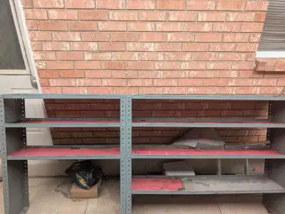 Used Van shelving taken out of my old GMC savannah work van. Good condition. Just needs a clean.