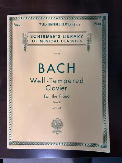 Bach Well Tempered Clavier Book II, View more