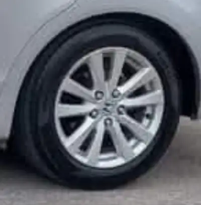 Set of 4 summer tires with Honda rims, removed from a 2012 Honda Civic. Tire size is 205/55R16. Used...
