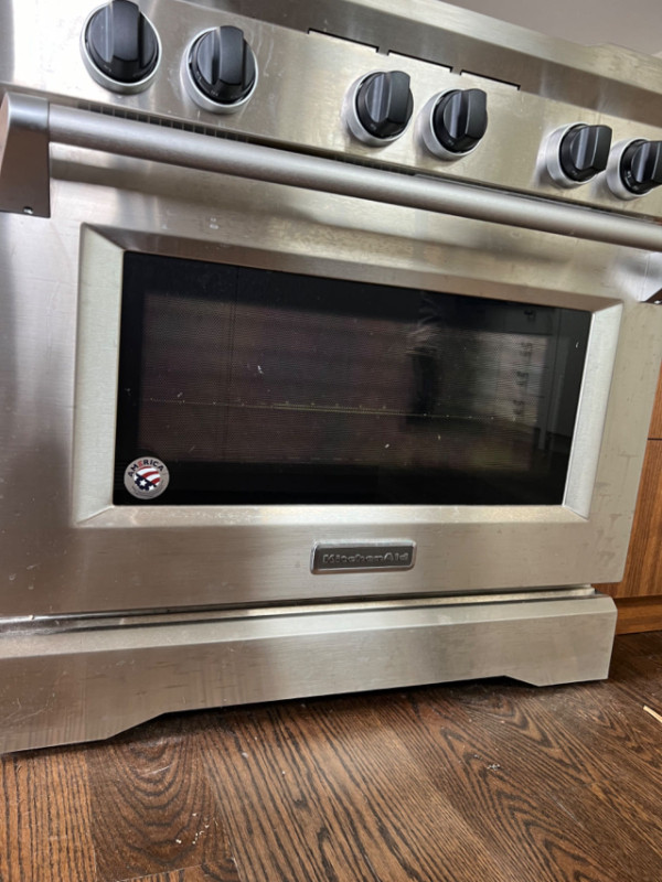 KitchenAid-Stainless Steel Integrated Gas Cooktop&Oven dans Cuisinières, fours et fourneaux  à Région de Mississauga/Peel - Image 4