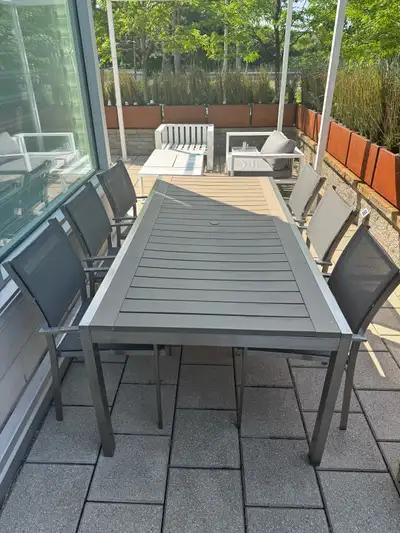 Outdoor dining room table , View more