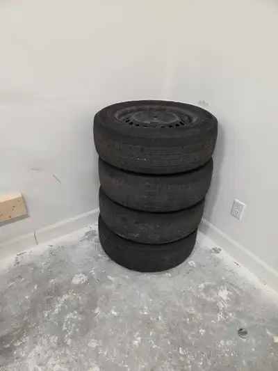 Steel rims in very good condition. No rust and clean. Are 17". Have a bolt pattern of 5x114.3 Can be...