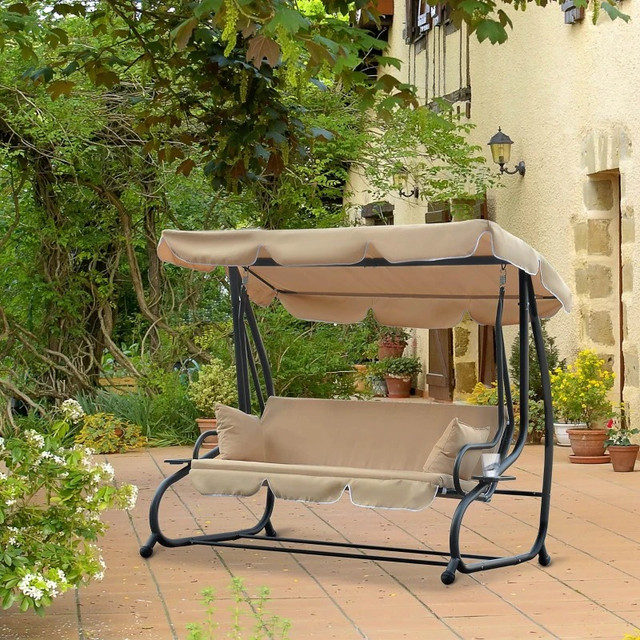 3-Seat Outdoor Patio Swing Chair, in Chairs & Recliners in Markham / York Region