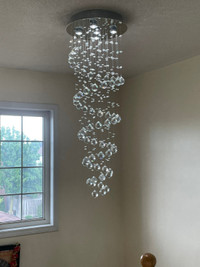 New Crystal  Chandelier. Brand New in Box Free Delivery