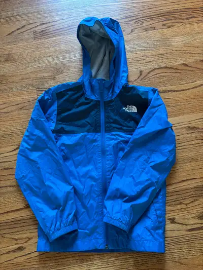 North Face kids rain jackets. Boys XS and S size. $30 each. Excellent condition.