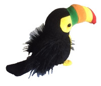 Republica Dominicana Toucan Bird Tropical Colorful Plush Sz 7"