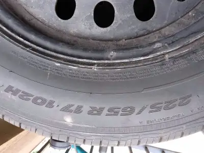 These are new Toyo OPEN COUNTRY QUIET TIRE all season tires, size 225/65R17 with rims five hole patt...