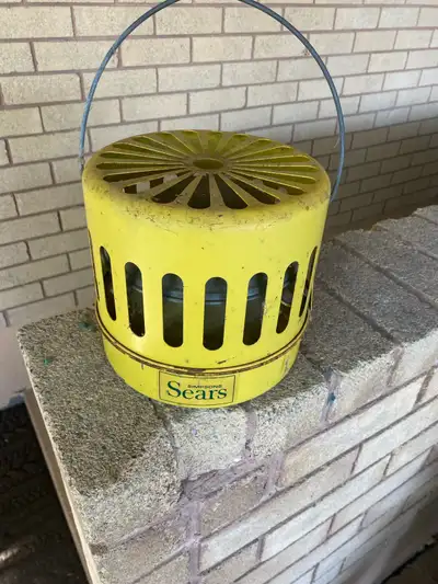 Vintage gas heater, View more