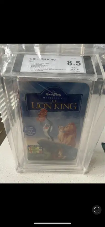 Brand new the lion king 8.5 vhs graded , View more