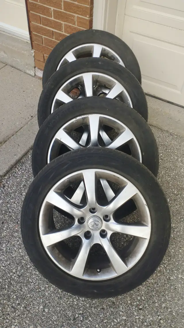 4x INFINITY 215/55 R17 Yokohama Tires + Great Rims! in Tires & Rims in City of Toronto - Image 7