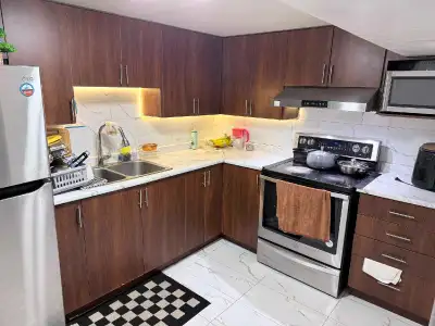 MALTON 2-Bedroom Basement for Rent A well-maintained, fully furnished 2-bedroom basement apartment i...