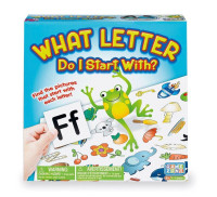 Game Zone P25119 What Letter Do I Start with? Family Board Game
