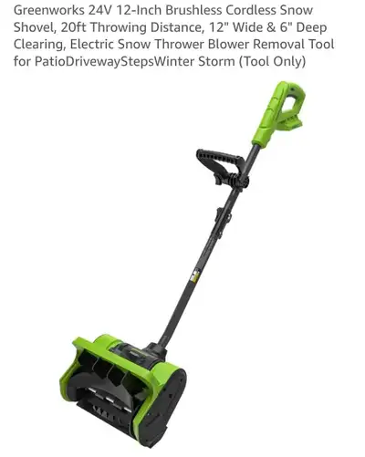 Cordless Powered Snow Shovel, View more