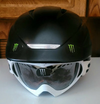 Ski Helmet  and Goggles Size Large