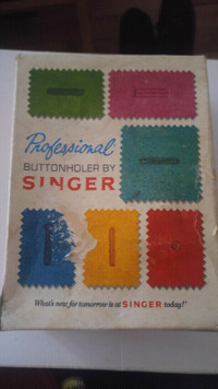 Vintage Professional Buttonholer by Singer V102878.