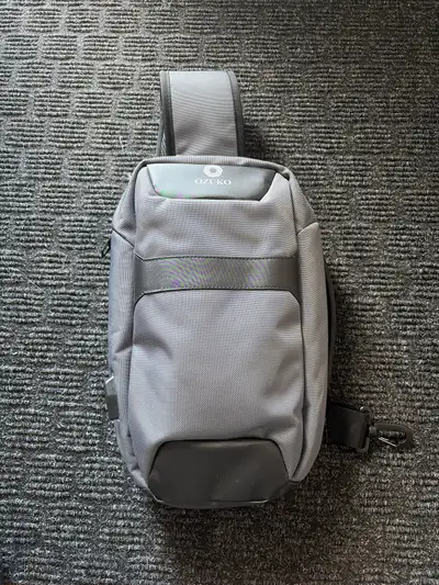 Security Travel bag. Over the shoulder. NEVER USED. Bag has several compartments. Main pouch has loc...