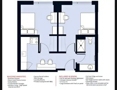 Room Available — Quad at York University (Lease Transfer) Building 95 — Room 331-A Move-in: April 1,...