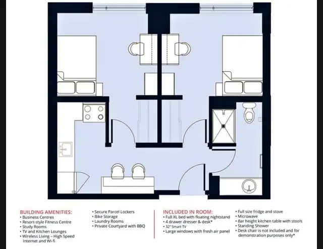 Room Available — Quad at York University (Lease Transfer) in Room Rentals & Roommates in City of Toronto - Image 2