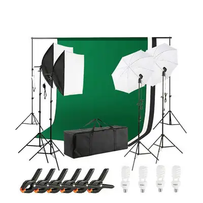 2*3M Photography Umbrella Studio Box Backdrop Photo Light Kit Se, View more
