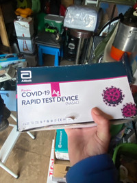 Box of covid tests 