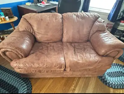 free leather couch , View more