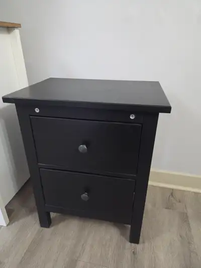 IKEA Night Stand. We used it to place the electric kettle and a nespresso machine in the dinning roo...