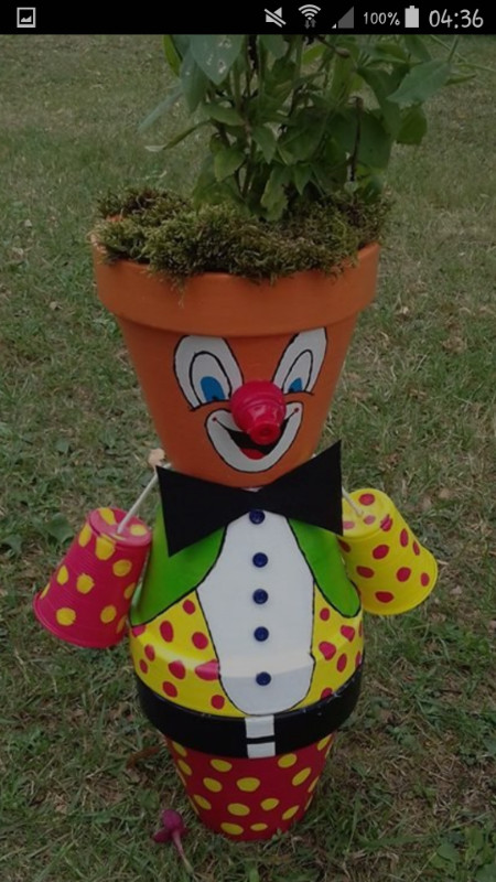 Sur Commande Personnages pots de fleurs dans Décoration extérieure  à Ouest de l’Île - Image 4