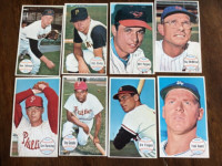 1964 TOPPS Giant cards lot of 18 good starter set with stars
