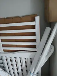 New white crib with new mattress